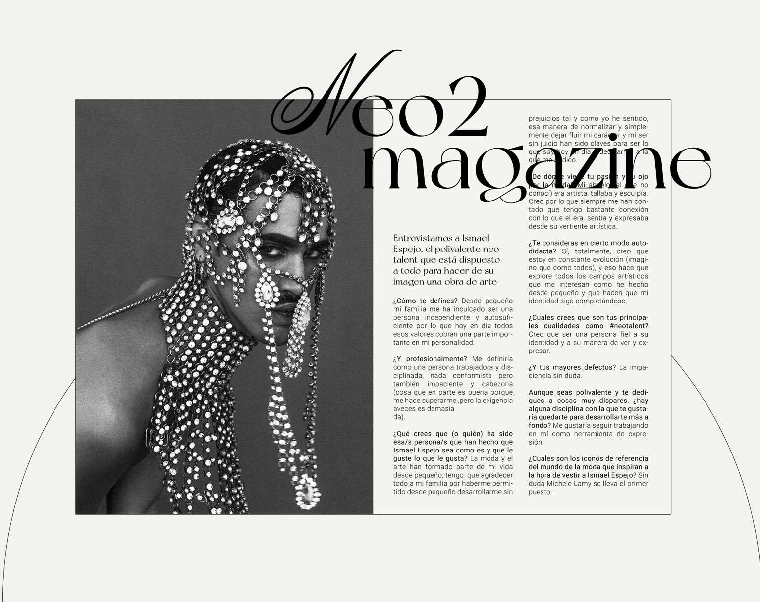 Neo2 Magazine Ismael Espejo, artículo entrevista.