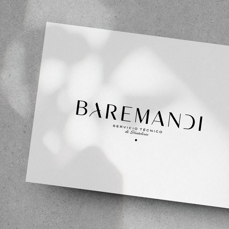 Diseño logotipo branding Baremandi Servicio de Hostelería Granada