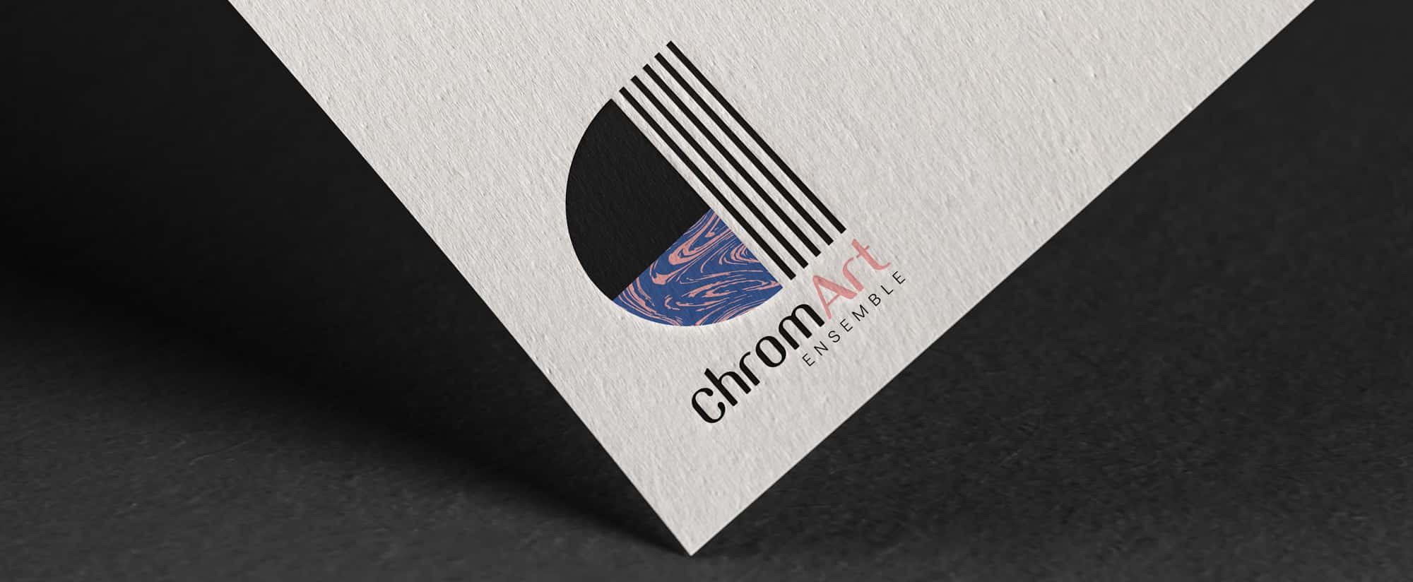 Diseño branding, logotipo e imagen corporativa para ChromArt Ensemble. Grupo de cámara de música clásica.