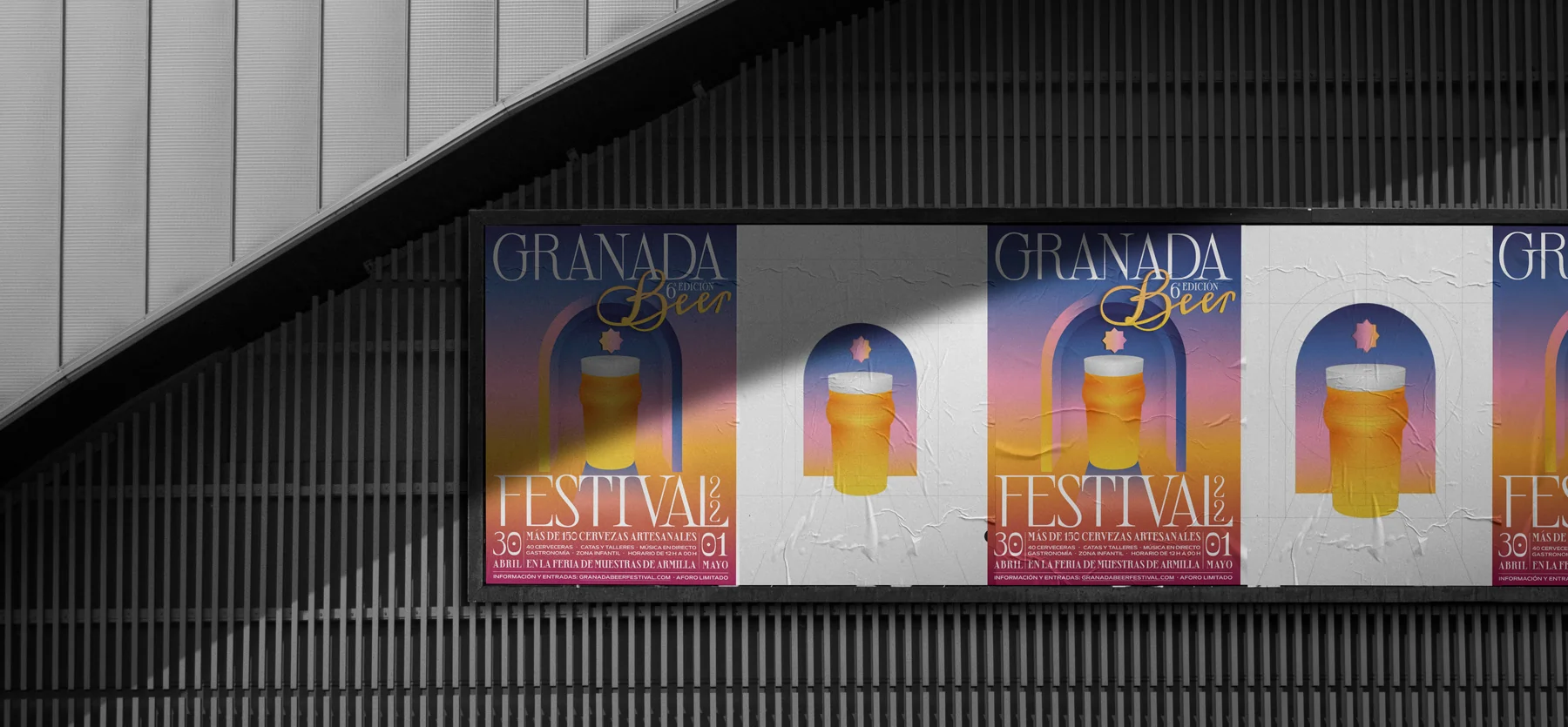 Granada Beer Festival Imagen de marca, cartelería