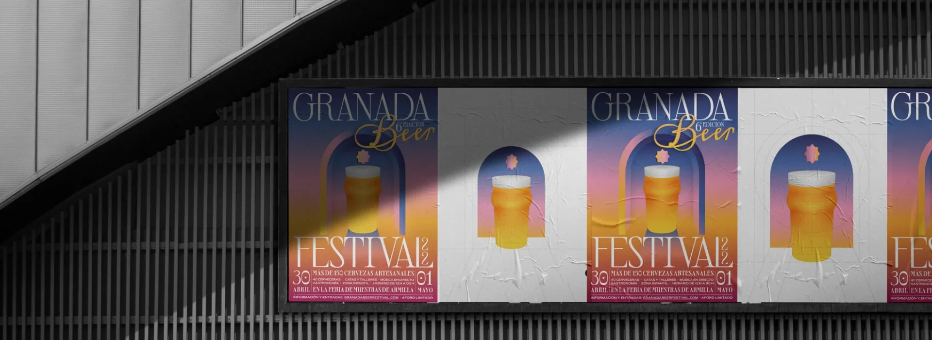 Granada Beer Festival Imagen de marca, cartelería